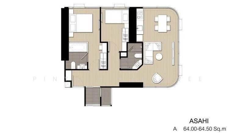 ASHTON Asoke, bangkok, 131 Asoke Montri Road, Khlongtoei Nua, Watthana, Bangkok, 2 Bedrooms, 66 sqm, Condo For Rent, by Pinyada Hantewee, 500606465 - DDproperty.com