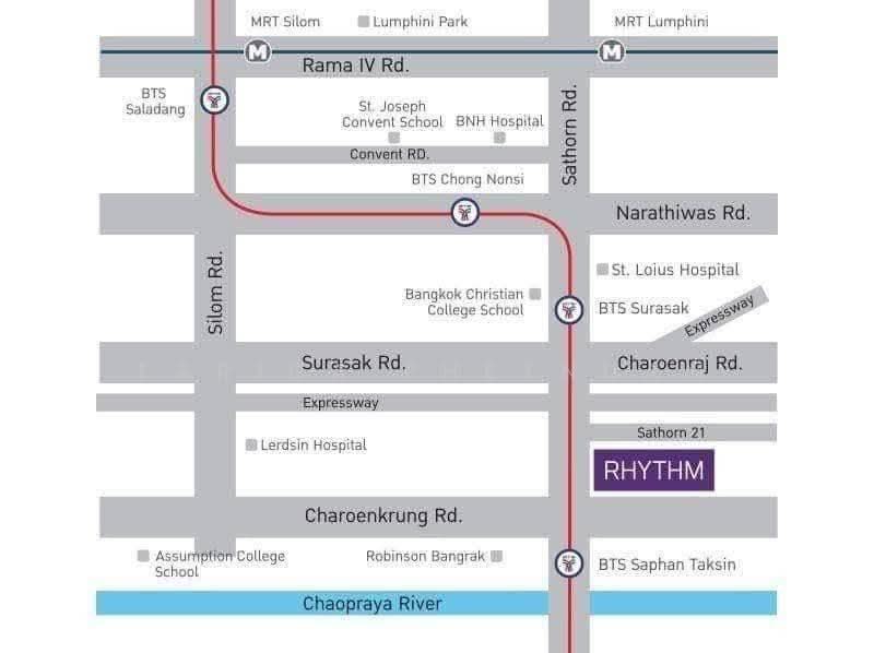 Rhythm Sathorn : ริทึ่ม สาทร, กรุงเทพ, 141 ซอยสาทร 21, ยานนาวา, สาทร, กรุงเทพ, 45 ตร.ม., คอนโด ขาย, โดย Farida Phetnuam, 500607676 - DDproperty.com