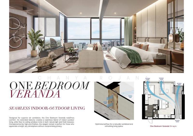 Once Wongamat, Chon Buri (Pattaya), พัทยา-นาเกลือ, Na Kloe, Bang Lamung (Pattaya), Chon Buri (Pattaya), 1 Bedroom, 54 sqm, Condo For Sale, by Chanya Rojana, 500608406 - DDproperty.com