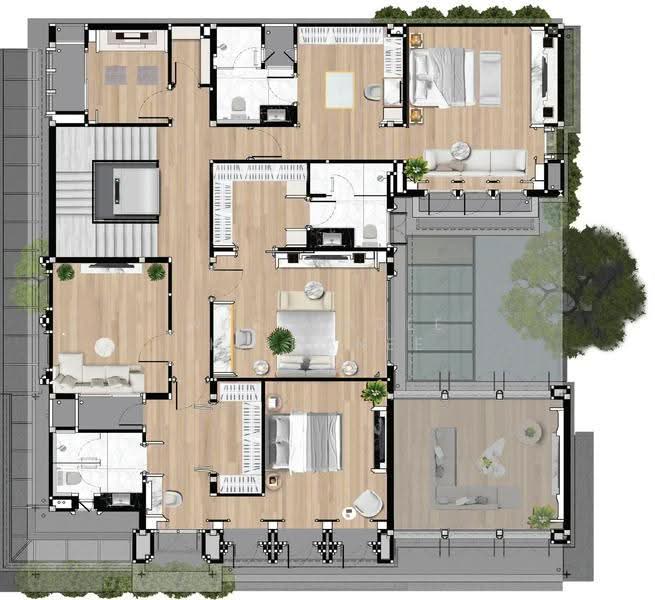 Lavier Rama III, Bangkok, Chong Nonsi, Yan Nawa, Bangkok, 4 Bedrooms, 859 sqm, Single Detached House For Sale, by Nuchradee Kijmanee, 500608664 - DDproperty.com