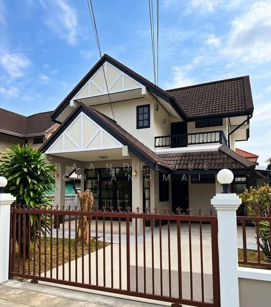 บ้านให้เช่า – ใกล้เซ็นทรัลแอร์พอร์ต เพียง 10 นาที ค่าเช่า 18,000 บาท / เดือน รหัสทรัพย์ : No.9H1106, เชียงใหม่, ป่าแดด, เมืองเชียงใหม่, เชียงใหม่, 150 ตร.ม., บ้านเดี่ยว ให้เช่า, โดย Baandeedee Chiangmai, 500609219 - DDproperty.com