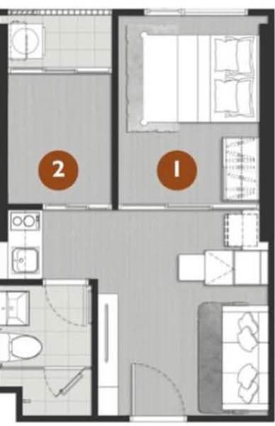 KnightsBridge Phaholyothin Interchange, bangkok, Phahonyothin Road, Anusaowari, Bang Khen, Bangkok, 1 Bedroom, 35 sqm, Condo For Sale, by Nop Satjavitvisarn, 500609446 - DDproperty.com