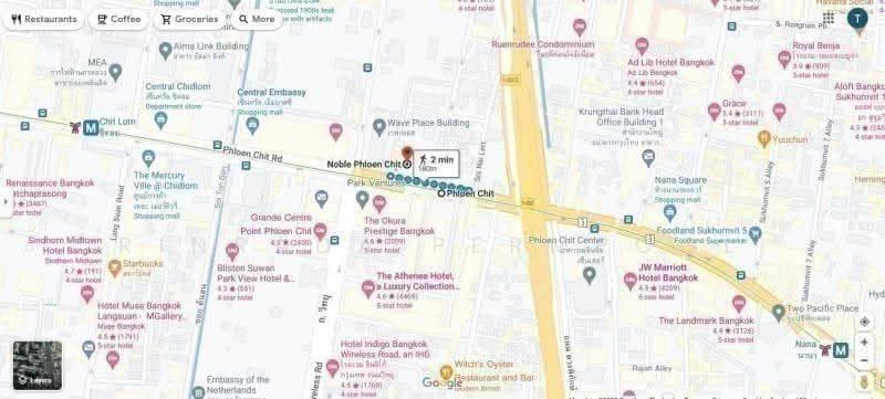 Noble Ploenchit, Bangkok, 1035 Ploenchit Road, Lumphini, Pathum Wan, Bangkok, 1 Bedroom, 45 sqm, Condo For Rent, by Rinrada Permpool, 500609647 - DDproperty.com