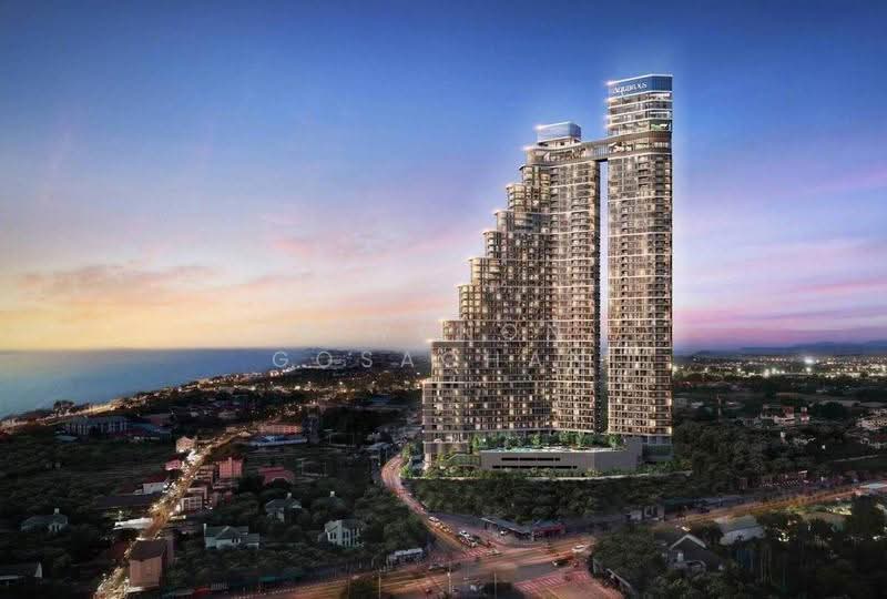 Aquarous Jomtien Pattaya, chon-buri, 188 Pattaya City, Bang Lamung District, Chon Buri, Bang Lamung, Bang Lamung (Pattaya), Chon Buri (Pattaya), 2 Bedrooms, 100 sqm, Condo For Sale, by Siwanon Gosachan, 500610412 - DDproperty.com