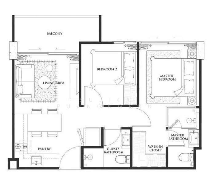 Embassy Pattaya, chon-buri, Central Pattaya Rd, Nong Pru, Bang Lamung (Pattaya), Chon Buri (Pattaya), 2 Bedrooms, 55 sqm, Condo For Sale, by Sujika Puangngern, 500610704 - DDproperty.com
