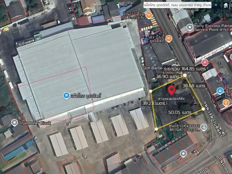 Land for Sale or Rent: 1 Rai 43 Sq. Wah, filled and leveled, adjacent to Makro Uttaradit., uttaradit, เจษฎาบดินทร์, Tha It, Muang Uttaradit, Uttaradit, , 1,772 sqm, Land For Sale, by CHAWALIT KONGSAKPAIBUL, 500610823 - DDproperty.com