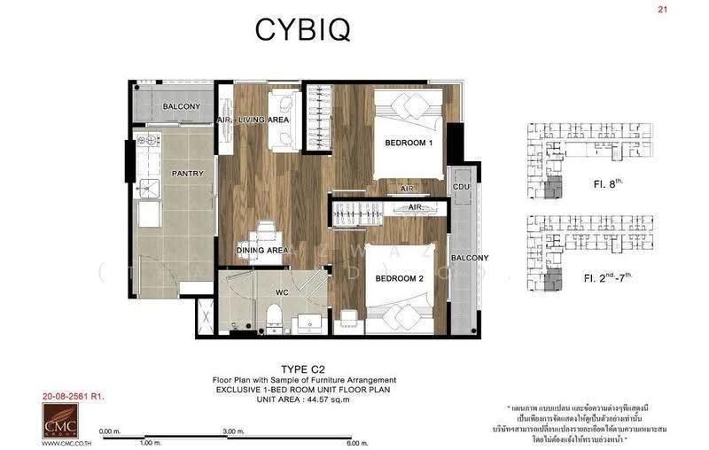 CYBIQ Ramkhamhaeng, Bangkok, 86 Soi Ramkamhaeng24 – 14, Hua Mak, Bang Kapi, Bangkok, 2 Bedrooms, 42 sqm, Condo For Sale, by Fazwaz (Thailand) Co., Ltd., 500611268 - DDproperty.com