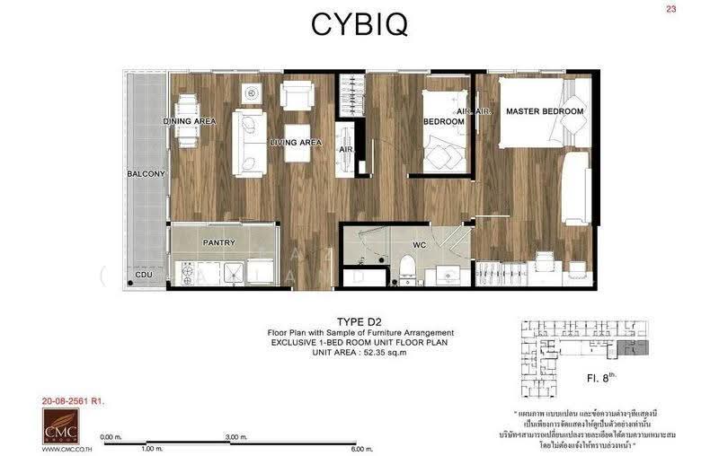CYBIQ Ramkhamhaeng, Bangkok, 86 Soi Ramkamhaeng24 – 14, Hua Mak, Bang Kapi, Bangkok, 2 Bedrooms, 42 sqm, Condo For Sale, by Fazwaz (Thailand) Co., Ltd., 500611268 - DDproperty.com