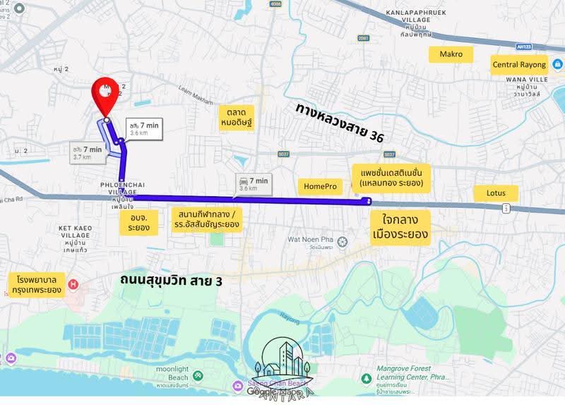 Ploenjai 2, rayong, สุขุมวิท, Thapma, Muang Rayong, Rayong, 3 Bedrooms, 108 sqm, Townhouse For Sale, by PANTARA, 500612600 - DDproperty.com