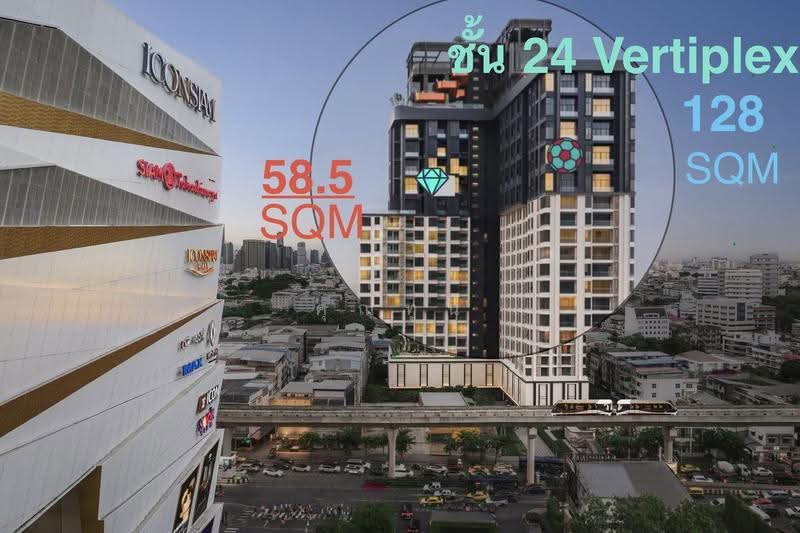 Rhythm Charoennakhon Iconic, Bangkok, Charoen Nakhon Road, Khlong Ton Sai, Khlong San, Bangkok, 2 Bedrooms, 59 sqm, Condo For Sale, by คุณทูน, 500613276 - DDproperty.com