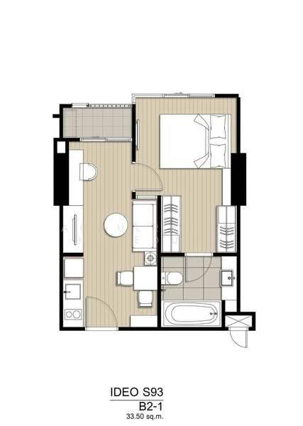 IDEO Sukhumvit 93, Bangkok, 2331 Soi Sukhumvit 93, Bang Chak, Phra Khanong, Bangkok, 1 Bedroom, 35 sqm, Condo For Rent, by Abdulrahim Hayeduad, 500613480 - DDproperty.com