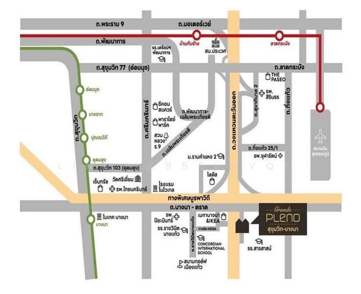 Grande Pleno Sukhumvit-Bangna : แกรนด์ พลีโน่ สุขุมวิท-บางนา, สมุทรปราการ, บางแก้ว, บางพลี, สมุทรปราการ, 162 ตร.ม., บ้านเดี่ยว ให้เช่า, โดย Line: @956uovqp, 500617176 - DDproperty.com