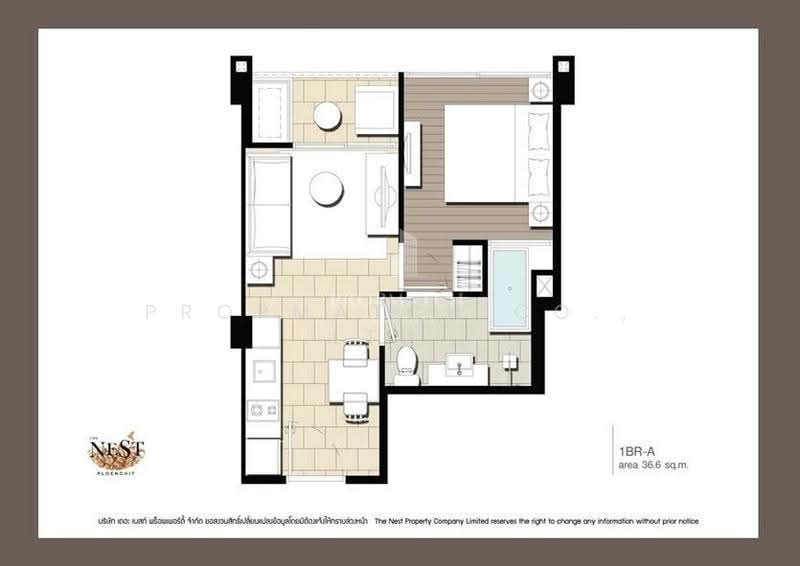 The Nest Ploenchit, Bangkok, 105 Soi Nai Loet, Lumphini, Pathum Wan, Bangkok, 1 Bedroom, 36 sqm, Condo For Sale, by PROPMATCH CO., LTD., 500618011 - DDproperty.com