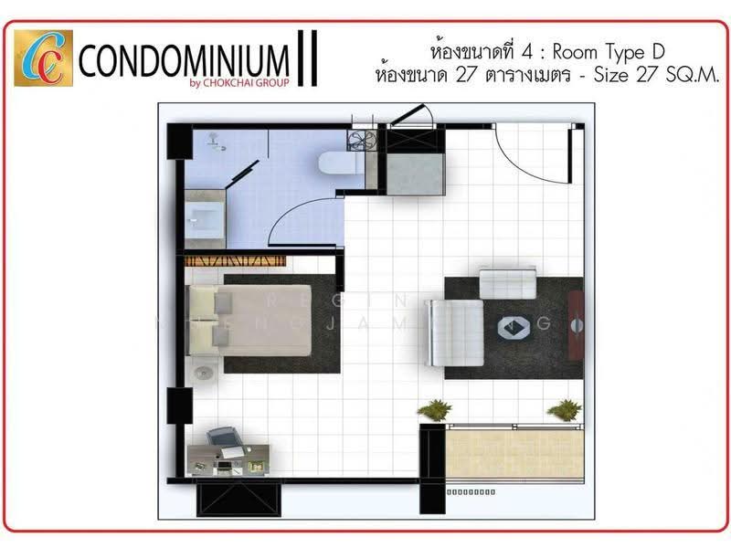 CC Condominium 2 : ซีซี คอนโดมิเนียม 2, ชลบุรี, ถนนสุขุมวิท, หนองปรือ, บางละมุง, ชลบุรี, 27 ตร.ม., คอนโด ขาย, โดย Regina Nuengjamnong, 500618037 - DDproperty.com