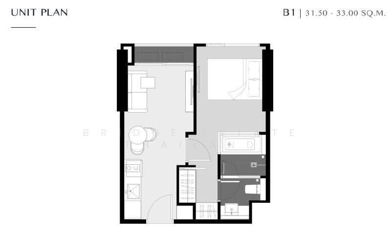 Park Origin Thonglor, Bangkok, Soi Thonglor 10, Sukhumvit Road, Khlong Tan Nua, Watthana, Bangkok, 1 Bedroom, 33 sqm, Condo For Rent, by Bridge Estate Thailand, 500618222 - DDproperty.com