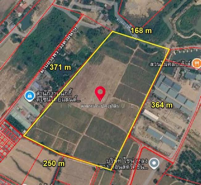 47-rai plot of "Purple-Striped" (industrial-zoned) land for sale on Soi Map Yang Phon 22, Rayong, Mapyangphon, Pluak Daeng, Rayong, , 75,664 sqm, Land For Sale, by RICHWELL INTERPLUS, 500618654 - DDproperty.com