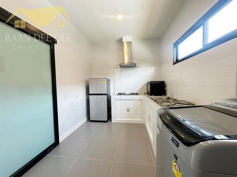 A house for rent near Christian German School Chiang Mai, Rental Price: 15,000 THB / month No.15H344, Chiang Mai, Tha Wang Tal, Saraphi, Chiang Mai, 3 Bedrooms, 110 sqm, Single Detached House For Rent, by Baandeedee Chiangmai, 500619286 - DDproperty.com