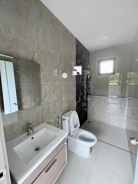 A house for rent near Payap University, Chiang Mai Rental Price: 30,000 THB / month No.6H361, Chiang Mai, San Phra Net, San Sai, Chiang Mai, 3 Bedrooms, 150 sqm, Single Detached House For Rent, by Baandeedee Chiangmai, 500620958 - DDproperty.com
