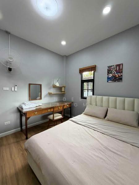A house for rent near Thawee Roj Market, Chiang Mai Rental Price: 35,000 THB / month No.10H260, Chiang Mai, Ki Lek, Mae Rim, Chiang Mai, 2 Bedrooms, 120 sqm, Single Detached House For Rent, by Baandeedee Chiangmai, 500621019 - DDproperty.com