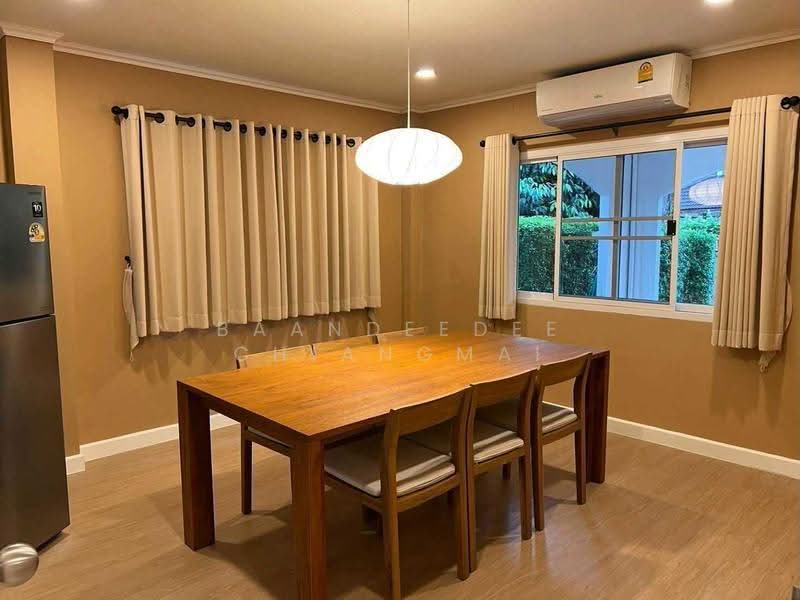 A house for rent near Kad Pakwan Market, Chiang Mai Rental Price: 23,000 THB / month No.14H1155, Chiang Mai, San Phak Wan, Hang Dong, Chiang Mai, 3 Bedrooms, 150 sqm, Single Detached House For Rent, by Baandeedee Chiangmai, 500621222 - DDproperty.com
