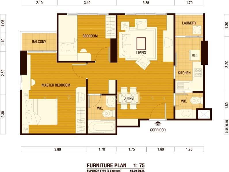 Lumpini Place Ratchada-Thapra, Bangkok, 18 Ratchadaphisek Road, Bukkalo, Thon Buri, Bangkok, 2 Bedrooms, 66 sqm, Condo For Sale, by ช่อทิพย์ จันทวงค์, 500621679 - DDproperty.com