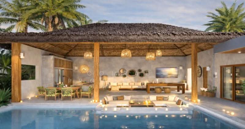 Bali Style 3 Bed Beachfront Pool Villa in Hua Thanon, สุราษฎร์ธานี, มะเร็ต, เกาะสมุย, สุราษฎร์ธานี, 270 ตร.ม., วิลล่า ขาย, โดย Conrad Properties, 500622144 - DDproperty.com
