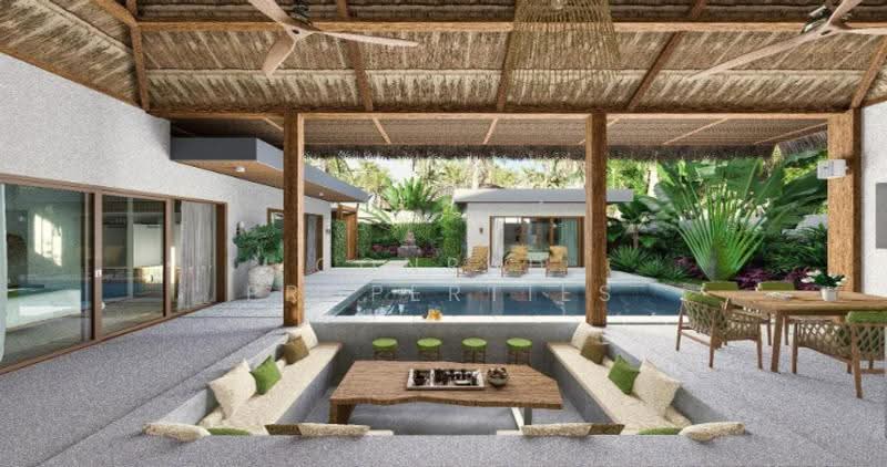Bali Style 3 Bed Beachfront Pool Villa in Hua Thanon, Surat Thani, Maret, Ko Samui, Surat Thani, 3 Bedrooms, 270 sqm, Villa For Sale, by Conrad Properties, 500622144 - DDproperty.com