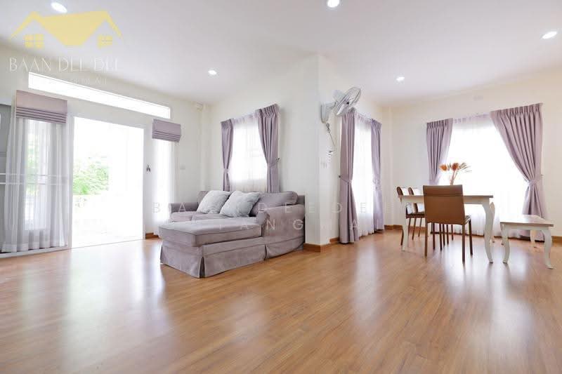 A house for rent near Tarua Market, Chiang Mai Rental Price: 15,000 THB / month Property No.12H140, Chiang Mai, San Pu Loei, Doi Saket, Chiang Mai, 2 Bedrooms, 120 sqm, Single Detached House For Rent, by Baandeedee Chiangmai, 500623076 - DDproperty.com