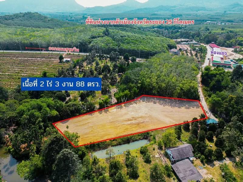 ขายที่ดินสำนักทอง 2 ไร่ ถมแล้ว ติดลำรางซอยหลังโรงเรียนบ้านยายจั่น ใกล้นิคมหลักชัย-3กม., ระยอง, สำนักทอง, เมืองระยอง, ระยอง, 4,752 ตร.ม., ที่ดิน ขาย, โดย RICHWELL INTERPLUS, 500624035 - DDproperty.com