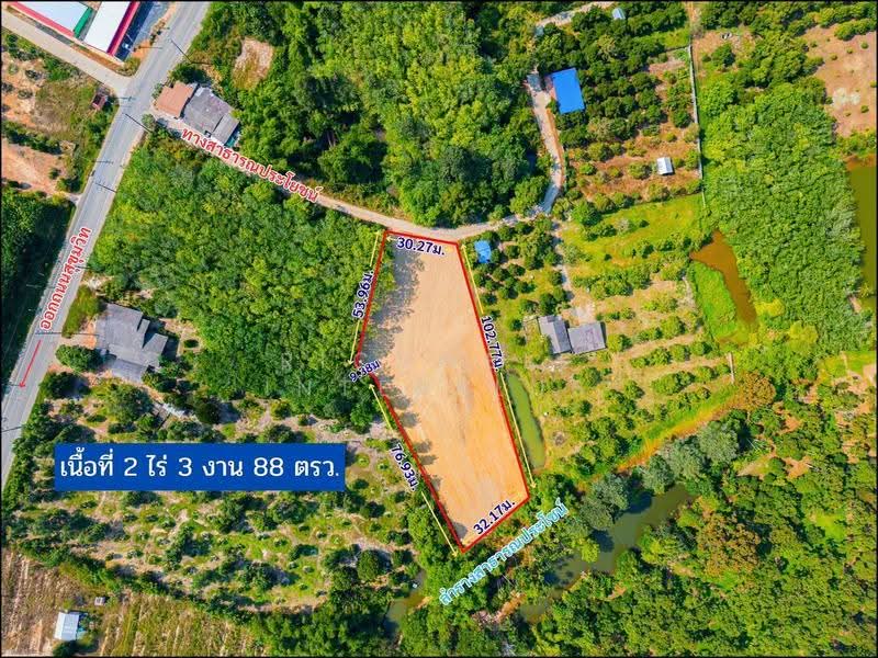 ขายที่ดินสำนักทอง 2 ไร่ ถมแล้ว ติดลำรางซอยหลังโรงเรียนบ้านยายจั่น ใกล้นิคมหลักชัย-3กม., ระยอง, สำนักทอง, เมืองระยอง, ระยอง, 4,752 ตร.ม., ที่ดิน ขาย, โดย RICHWELL INTERPLUS, 500624035 - DDproperty.com