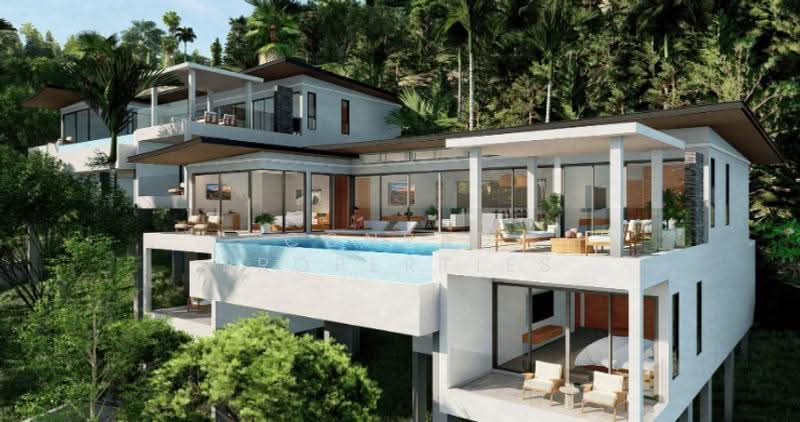 Luxury 4 Bedroom Sea View Villas for Sale in Chaweng, สุราษฎร์ธานี, บ่อผุด, เกาะสมุย, สุราษฎร์ธานี, 450 ตร.ม., วิลล่า ขาย, โดย Conrad Properties, 500624280 - DDproperty.com