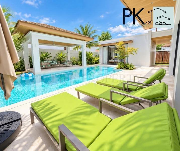 1R0185 Pool villa for rent 4 bedroom 5 bathroom 170,000/month near airport have fully furnished, Phuket, Mai Khao, Thalang, Phuket, 4 Bedrooms, 250 sqm, Villa For Rent, by PK LIFE Property, 500624420 - DDproperty.com