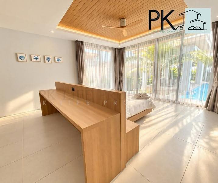 1R0185 Pool villa for rent 4 bedroom 5 bathroom 170,000/month near airport have fully furnished, Phuket, Mai Khao, Thalang, Phuket, 4 Bedrooms, 250 sqm, Villa For Rent, by PK LIFE Property, 500624420 - DDproperty.com