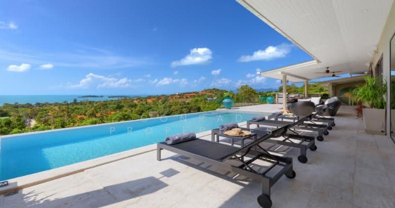 Sumptous 5 Bed Luxury Sunset View Villa in Plai Laem, Surat Thani, Bo Put, Ko Samui, Surat Thani, 5 Bedrooms, 300 sqm, Villa For Sale, by Conrad Properties, 500625093 - DDproperty.com