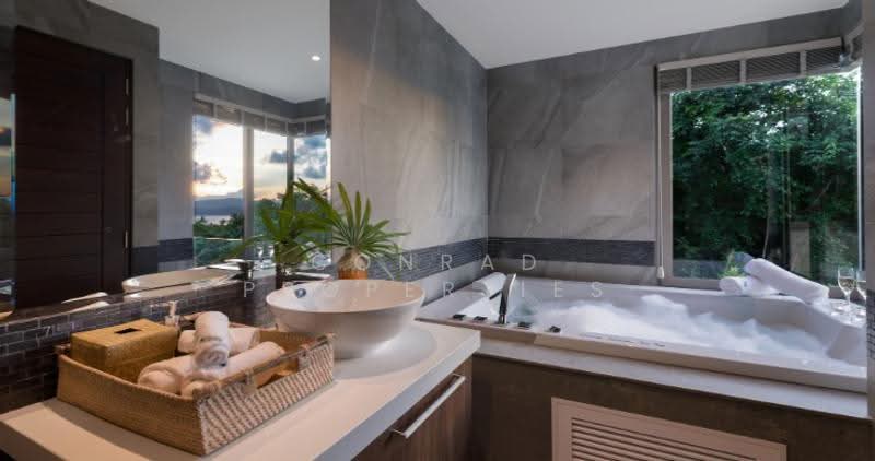Sumptous 5 Bed Luxury Sunset View Villa in Plai Laem, Surat Thani, Bo Put, Ko Samui, Surat Thani, 5 Bedrooms, 300 sqm, Villa For Sale, by Conrad Properties, 500625093 - DDproperty.com