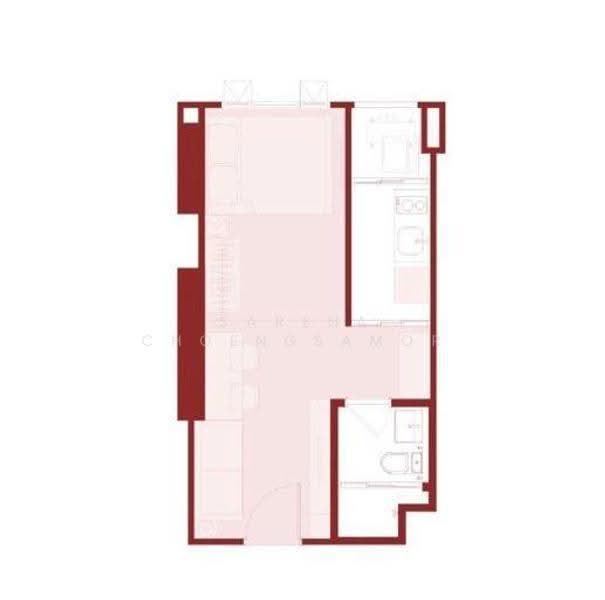 Aspire Huai Khwang, Bangkok, 388 Pracha Songkhrao 45 Alley, Din Daeng, Bangkok, 1 Bedroom, 27 sqm, Condo For Sale, by Sarena Choengsamor, 500625226 - DDproperty.com
