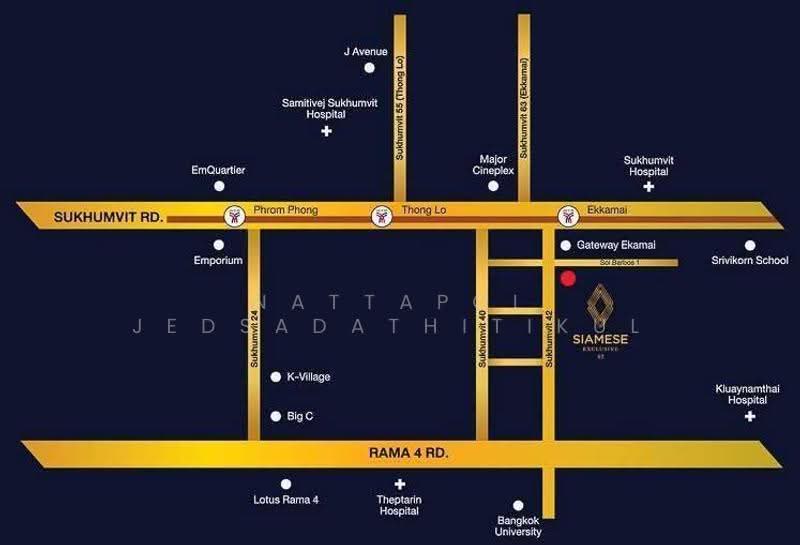 Siamese Exclusive 42, Bangkok, 19 Sukhumvit 42, Khlong Toei, Bangkok, 2 Bedrooms, 74 sqm, Condo For Rent, by Nattapol Jedsadathitikul, 500625234 - DDproperty.com