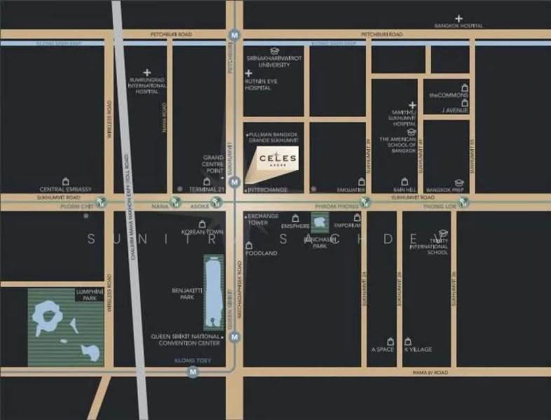 Celes Asoke : เซเลส อโศก, กรุงเทพ, 8-10 สุขุมวิท 21, คลองเตยเหนือ, วัฒนา, กรุงเทพ, 76 ตร.ม., คอนโด ให้เช่า, โดย Sunitra Sachdev, 500625413 - DDproperty.com