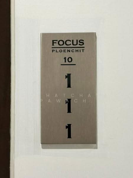 โฟคัส แอท เพลินจิต (Focus @ เพลินจิต), กรุงเทพ, ซอย สุขุมวิท 2, คลองเตย, กรุงเทพ, 35 ตร.ม., คอนโด ขาย, โดย Suchatchaya Supawachiranant, 500626070 - DDproperty.com