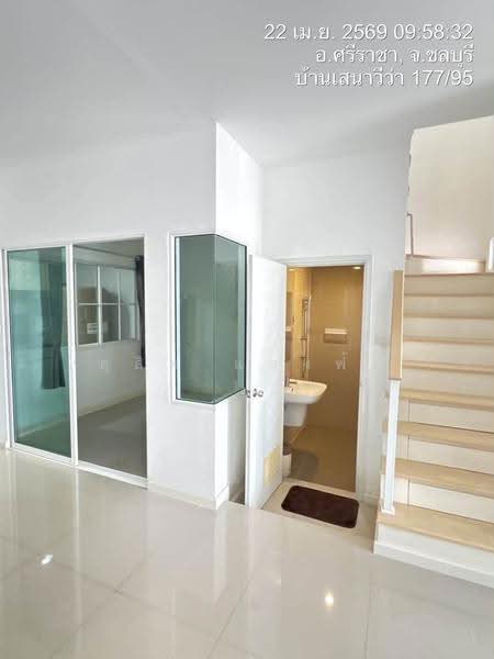 ให้เช่าทาวน์โฮม ม.เสนาวีว่า เจซิตี้ ( J-City ) ศรีราชา, Chon Buri (Pattaya), Surasak, Si Racha, Chon Buri (Pattaya), 3 Bedrooms, 65 sqm, Townhouse For Rent, by Dusit Saengfa, 500626294 - DDproperty.com