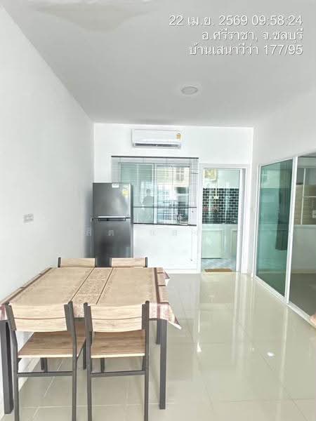 ให้เช่าทาวน์โฮม ม.เสนาวีว่า เจซิตี้ ( J-City ) ศรีราชา, Chon Buri (Pattaya), Surasak, Si Racha, Chon Buri (Pattaya), 3 Bedrooms, 65 sqm, Townhouse For Rent, by Dusit Saengfa, 500626294 - DDproperty.com