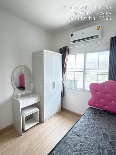 ให้เช่าทาวน์โฮม ม.เสนาวีว่า เจซิตี้ ( J-City ) ศรีราชา, Chon Buri (Pattaya), Surasak, Si Racha, Chon Buri (Pattaya), 3 Bedrooms, 65 sqm, Townhouse For Rent, by Dusit Saengfa, 500626294 - DDproperty.com