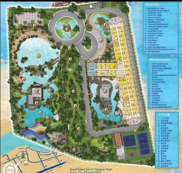 Grand Solaire Pattaya, Chon Buri (Pattaya), Bang Lamung, Bang Lamung (Pattaya), Chon Buri (Pattaya), 1 Bedroom, 29 sqm, Condo For Sale, by Siwanon Gosachan, 500626317 - DDproperty.com