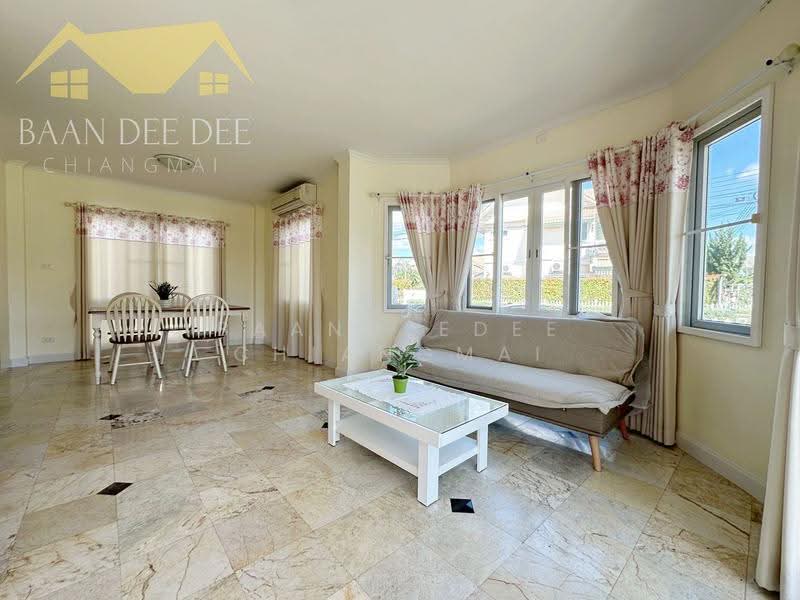 A house for rent near Maejo University, Chiang Mai Rental Price: 20,000 THB / month No.11H607, Chiang Mai, Nong Harn, San Sai, Chiang Mai, 3 Bedrooms, 200 sqm, Single Detached House For Rent, by Baandeedee Chiangmai, 500629264 - DDproperty.com
