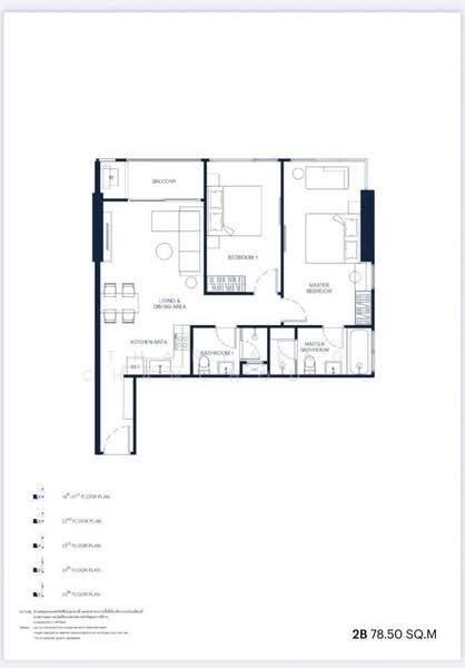 PTY Residence Sai 1, Chon Buri (Pattaya), Nong Pru, Bang Lamung (Pattaya), Chon Buri (Pattaya), 2 Bedrooms, 79 sqm, Condo For Sale, by Thanyalag Chanchodtanakul, 500631470 - DDproperty.com