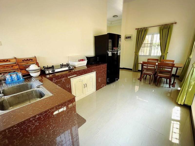 A house for rent near 89 Plaza, Chiang Mai Rental Price: 16,000 THB / month Property ID: No.15H222, Chiang Mai, Nong Phung, Saraphi, Chiang Mai, 3 Bedrooms, 110 sqm, Single Detached House For Rent, by Baandeedee Chiangmai, 500632501 - DDproperty.com