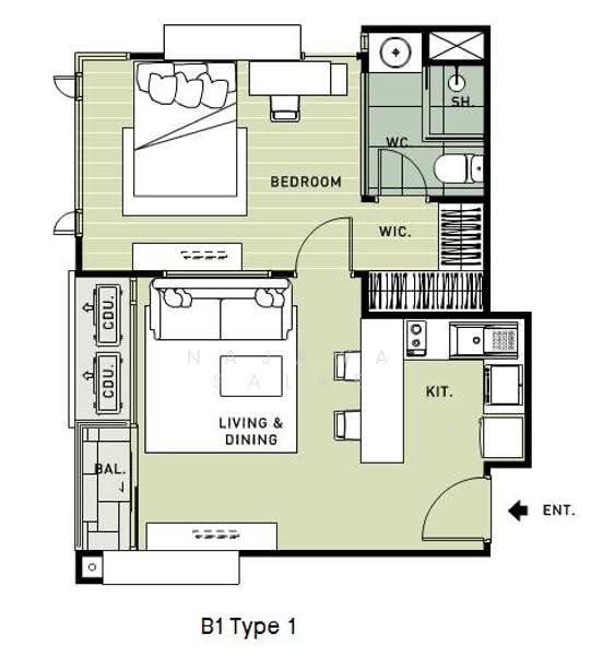 Ivy Residences Pinklao, Bangkok, Boromarajonani, Bang Yi Khan, Bang Phlat, Bangkok, 1 Bedroom, 55 sqm, Condo For Sale, by Najawa Salae, 500632868 - DDproperty.com