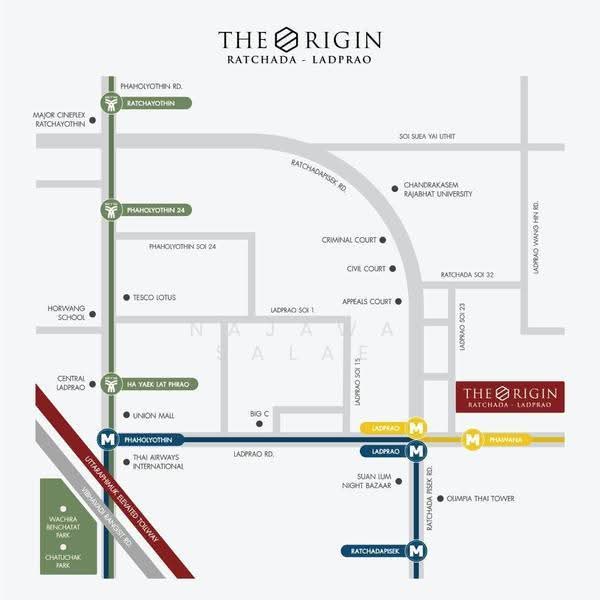 The Origin Ratchada-Ladprao : ดิ ออริจิ้น รัชดา - ลาดพร้าว, กรุงเทพ, ซอยลาดพร้าว 23 ถนนลาดพร้าว, จันทรเกษม, จตุจักร, กรุงเทพ, 27 ตร.ม., คอนโด ขาย, โดย Najawa Salae, 500633081 - DDproperty.com