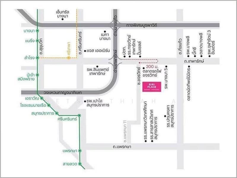 Siri Place Bangna-Theparak, Samut Prakan, Bangphli Yai, Bang Plee, Samut Prakan, 3 Bedrooms, 99 sqm, Townhouse For Rent, by Netsanthiah Ai, 500633504 - DDproperty.com
