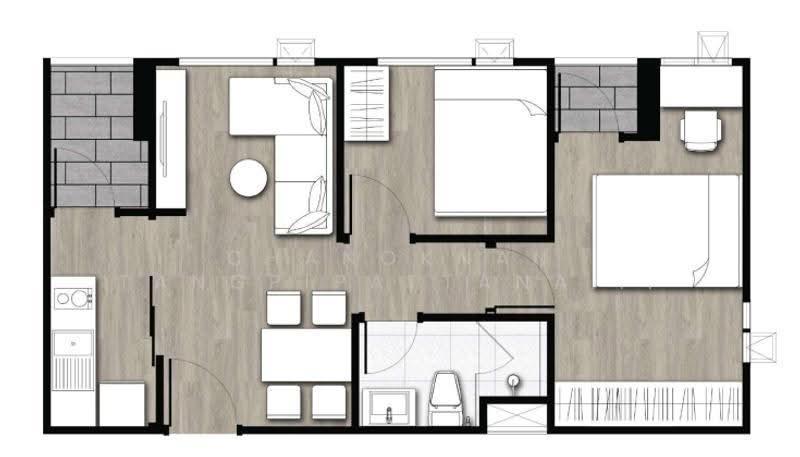 BEAT Sukhumvit, Bangkok, Soi Sukhumvit 93, Sukhumvit Road, Phra Khanong District, Bangkok, Bang Chak, Phra Khanong, Bangkok, 2 Bedrooms, 48 sqm, Condo For Sale, by Chanoknan Tangpipattanapong, 500633568 - DDproperty.com